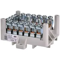 Розподільний клемний блок ETI EDBA-250A (400В 1х120мм²/16х25мм²) Розподільний клемний блок ETI EDBA-250A (400В 1х120мм²/16х25мм²)