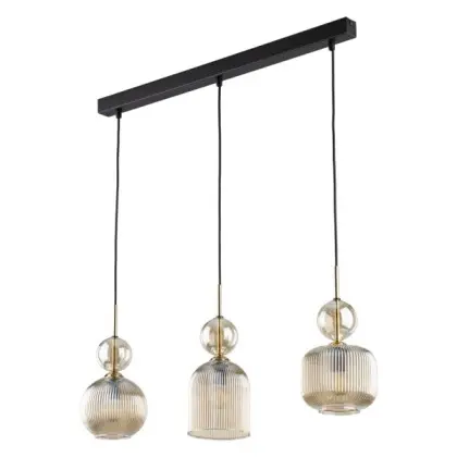 Подвесной светильник, люстра TK Lighting 11042 Sophia E14 3x10W IP20 янтарный