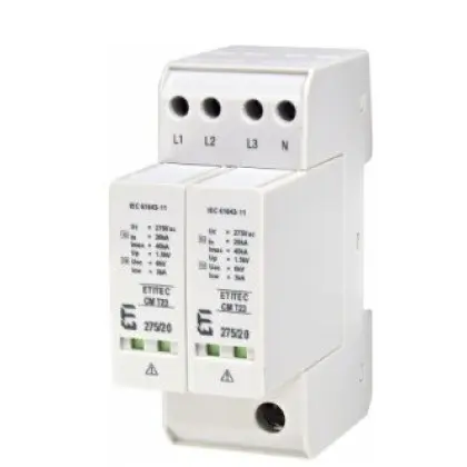 Ограничитель перенапряжения ETITEC CM T23 275/20 4+0 2p TNC-S (2440652)