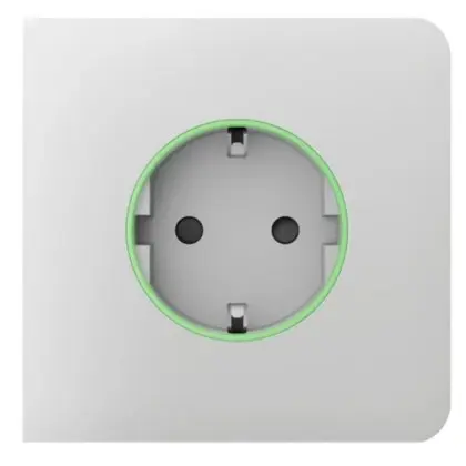 Центральная панель умной розетки Ajax 72574.163.WH SideCover Smart для OutletCore белая 38776)