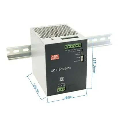 Блок питания Mean Well на DIN-рейку 960W DC24V 40A (XDR-960E-24)