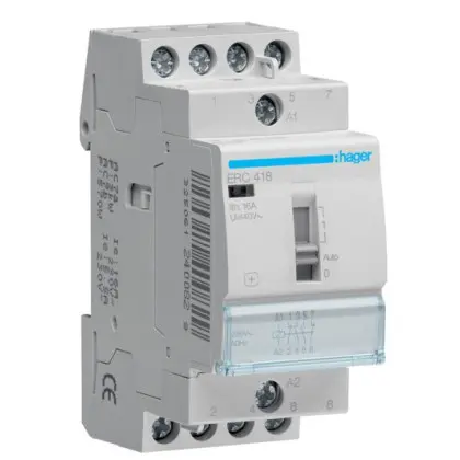 Реле Hager ERC418, 2НО+2НЗ, 230В Реле Hager ERC418, 2НО+2НЗ, 230В