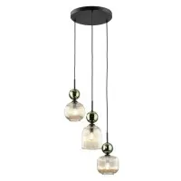 Підвісний світильник, люстра TK Lighting 11148 Sophia E14 3x10W IP20 зелений