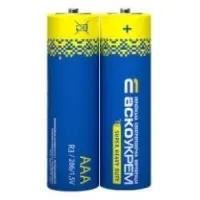 Батарейка солевая Аско-Укрем AАА.R03.SP2 (вакуум 2шт)