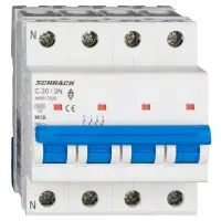 Автоматичний вимикач Schrack AM617820 6кА 20А 3P+N C Автоматичний вимикач Schrack AM617820 6кА 20А 3P+N C
