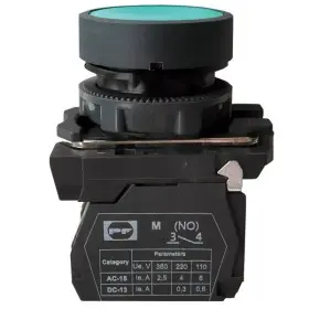 Кнопка Promfactor FP5-AA31 1NO зеленая (FP5-AA31)