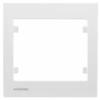 Одинарная рамка Siemens Iris S18001 (белоснежная)