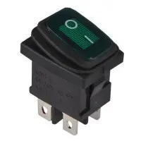 Перемикач TNSy KCD1-4-201WN G/B з підсвічуванням IP65 зелений (TNSy5500703) Перемикач TNSy KCD1-4-201WN G/B з підсвічуванням IP65 зелений (TNSy5500703)