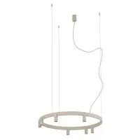 Люстра Nowodvorski 12284 Fourty Round GU10 R35+LED 7+6x10W+9W 3000K 710Lm IP20 бежева