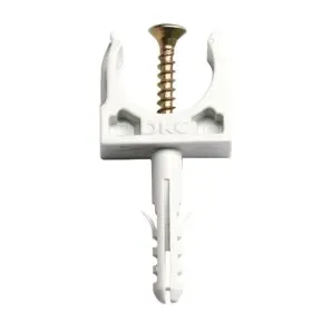 Забивной держатель с защелкой и дюбелем DKC 51325 Ø25мм