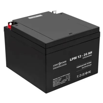 Аккумулятор AGM LPM 12 - 26 AH