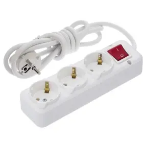 Трехместный удлинитель NE-AD 3014-3A с з/к и кнопкой 3м