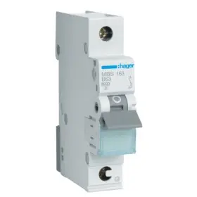 Автоматичний вимикач Hager MBS163 QC 6кА B 63A 1P