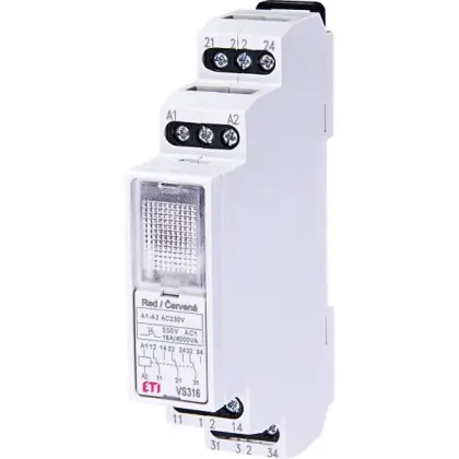 Промежуточное реле ETI 002471202 VS316K 230V АС (3x16A AC1) Промежуточное реле ETI 002471202 VS316K 230V АС (3x16A AC1)