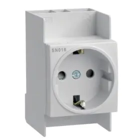 Розетка на DIN-рейку SN016, Hager