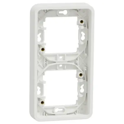Вертикальная 2-постовая рамка Schneider Electric MUR39151 IP55 (белая) Вертикальная 2-постовая рамка Schneider Electric MUR39151 IP55 (белая)