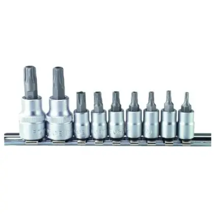 Набор головок со вставкой Whirlpower 1613-1510 (24309) 1/4" и 3/8" Torx (10шт)