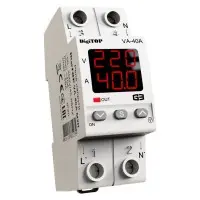 Реле напруги DigiTOP VA-40A M2R (червоний індикатор)