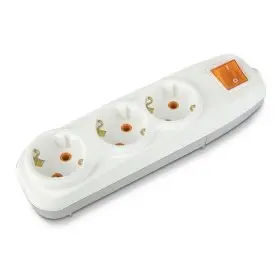 Колодка Nilson 3-я с заземлением с выключателем ( 43131100 )