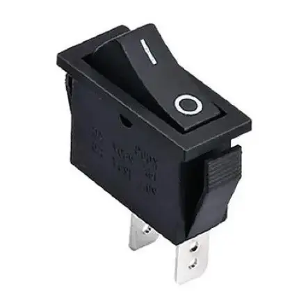 Перемикач TNSy KCD5-101 B/B чорний (TNSy5500862) Перемикач TNSy KCD5-101 B/B чорний (TNSy5500862)