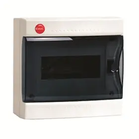 Щит настенный DKC Ram Base на 8 модулей с дверцей RAL9001