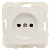 Одинарная розетка без з/к Logus 21121 TPE 16А 250В (жемчуг)