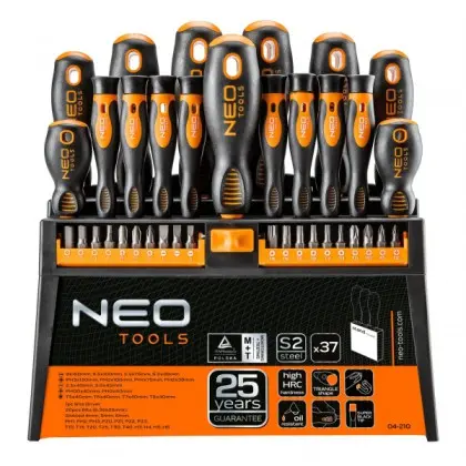 Набір викруток та насадок Neo Tools 04-210 (37шт) Набір викруток та насадок Neo Tools 04-210 (37шт)