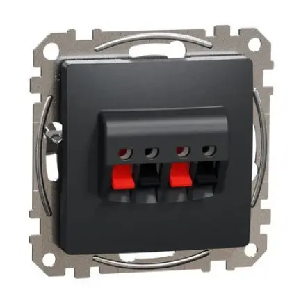 Аудиорозетка Schneider Electric Sedna Design & Elements черная SDD114411 Аудиорозетка Schneider Electric Sedna Design & Elements черная SDD114411