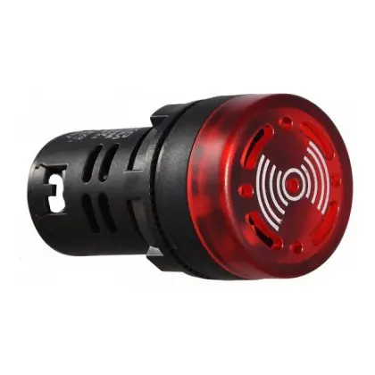 Зуммер TNSy AD22SM 220В АC красный (TNSy5503358)