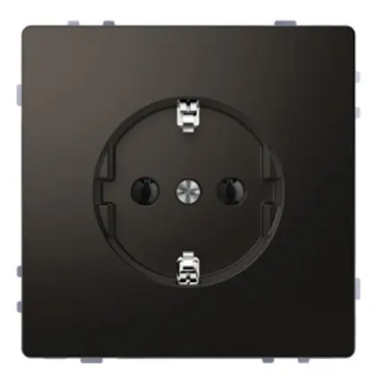 Розетка с з/к Schneider Electric D-Life MTN2301-6034 антрацит