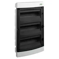 Вбудований модульний щиток NOARK PNF 48T прозорі дверцята 4x12м IP40 (113772)