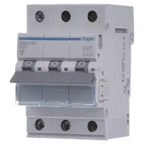 Автоматичний вимикач Hager MBN325 6кА B 25A 3P