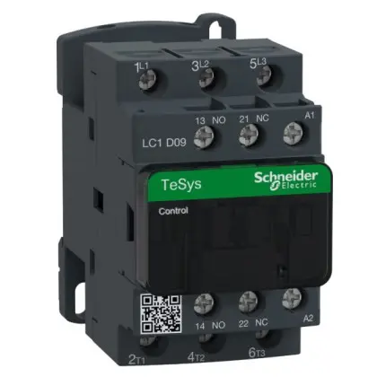 Контактор Schneider Electric LC1D09F7 3Р 9A НО+НЗ 110B Контактор Schneider Electric LC1D09F7 3Р 9A НО+НЗ 110B