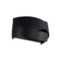 Бра, настенный светильник Zuma Line 5905616070391 Tornado E14 1x40W IP20 черный