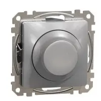 Поворотний світлорегулятор Schneider Electric Sedna Design & Elements RC 3-370 Вт алюміній SDD113501