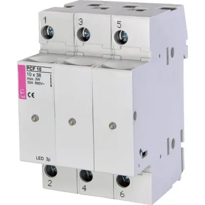 Роз'єднувач запобіжник ETI 002550014 PCF 10 3P 690V