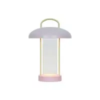 Настольная лампа с аккумулятором Nordlux 2512505057 Mirano LED 1x3W 3000K 150Lm IP20 розовая