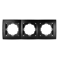 Рамка Nilson Touran чорна мат 3-на ( 24380093 )