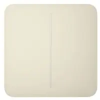 Клавіша розумного вимикача 2кл Ajax 46018.144.IV SoloButton для LightSwitch слонова кістка (29832)