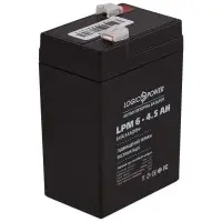 Аккумулятор LogicPower AGM LPM 6-4.5 AH 6В Аккумулятор LogicPower AGM LPM 6-4.5 AH 6В