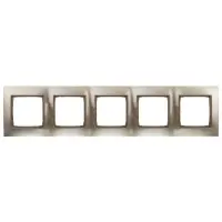 П'ятимісна рамка Kontakt Simon Simon 54 Premium DR5/44 (золото)