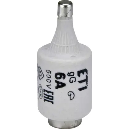Запобіжник ETI 002312403 D II gG 6A/500V