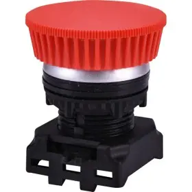Кнопка-модуль грибок ETI 004771281 EGM-P-RCh (без фиксации красная/хром)