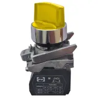 Переключатель Promfactor FP4-BK3565230 2NО желтый (FP4-BK3565230)