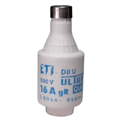 Предохранитель ETI 004322001 DIIUQ2A/500V gR (50 kA)