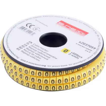 Кабельный маркер E.Next e.marker.stand.2.4.0 2-4 кв.мм 0 500шт (s2037059)