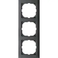 Трехместная рамка Schneider Electric M-PURE MTN4030-3614 антрацит