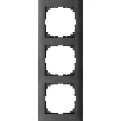 Трьохмісна рамка Schneider Electric M-PURE MTN4030-3614 антрацит