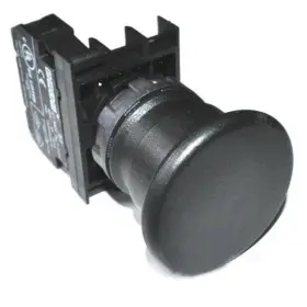 Кнопка "грибок" EMAS B100MH без фіксації (1НО) чорна