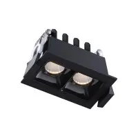 Точковий світильник Kloodi KD-POINT 2X2 4W 4K BK LED 360Lm IP20 чорний